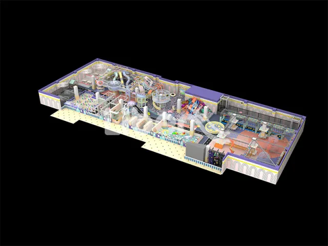 Large Joyful and modern style Liben Indoor playground
