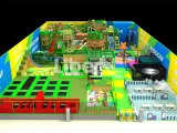 Bouncy Green Trampoline for Adult kid Exercise Trampoline
