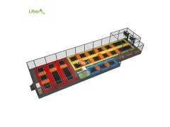 Red and Yellow Trampoline for Adult and Kids Jumping trampoline