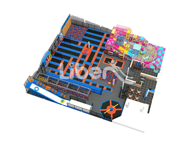 Simple Jumping Liben Trampoline Park for sale