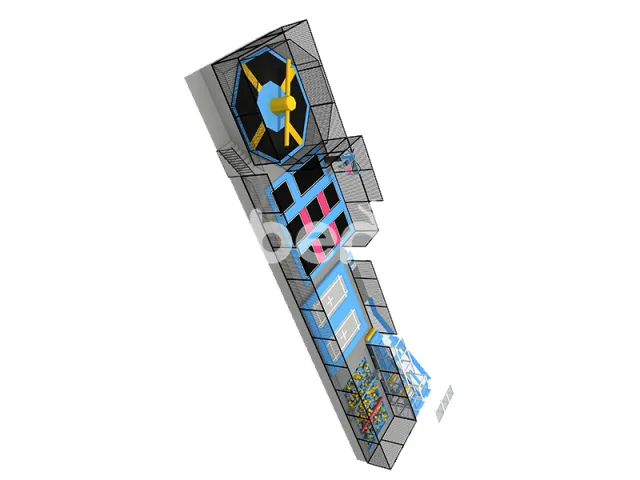 Blue Simple Style Liben Indoor Playground for Sale