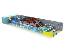 Ocean style Kids Indoor Soft Playground with Ball Pit