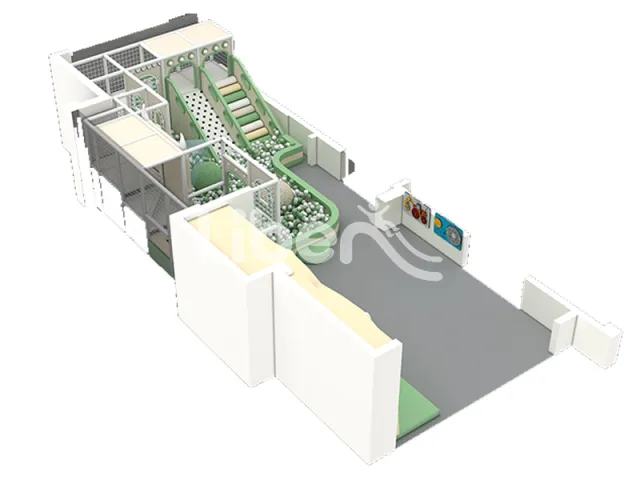 Comercial Forest Design  Indoor Playground with Ball Pit and Slide