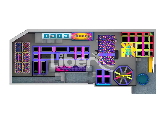 Kids Entertainment Equipment Trampoline Park Trampoline Fitness Jumping Adult  for Sale