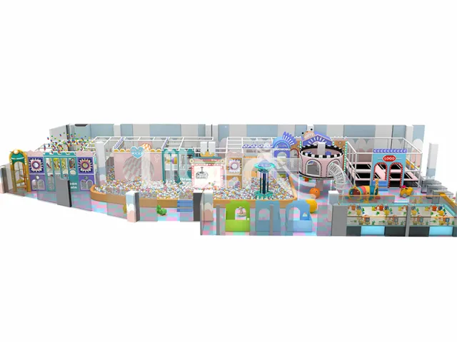 Young and Interesting Kids Indoor Safe Playground with Multiple Games