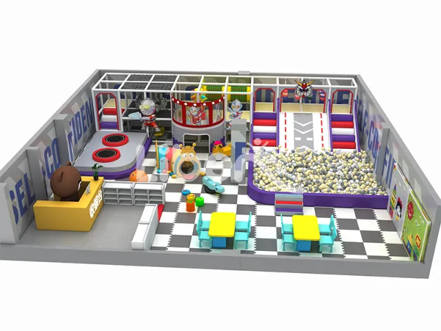 Large Soft  Indoor Playground with Rich Amusement Facilities