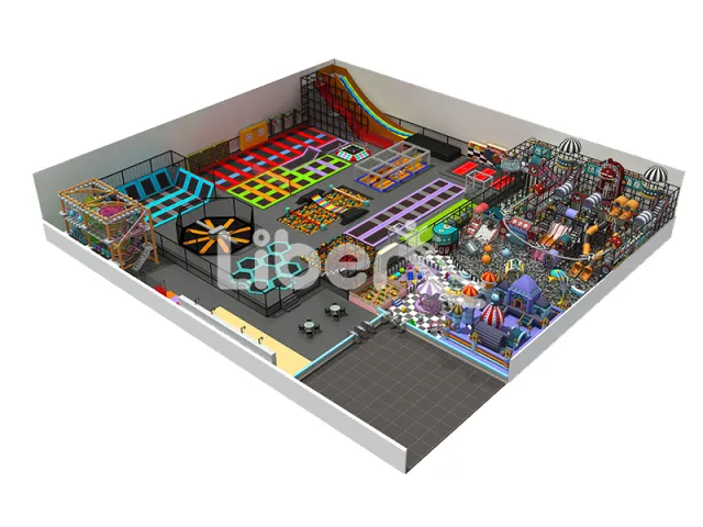 Huge Bouncy Trampoline Park Fitness for Adult and kid