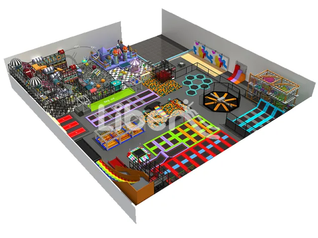 Huge Bouncy Trampoline Park Fitness for Adult and kid