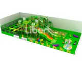Green City Trampoline Park Fitness Trampoline with Slide