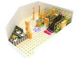 Crazy Slide Indoor Playground New Design Exercising for Kids