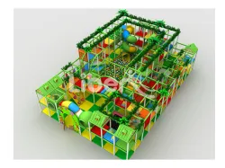 Jungle Themed Custom-Made Indoor Playground With Sand Pit