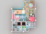 Custom-made  Indoor Playground with Merry-go-round