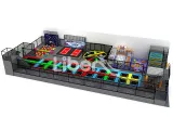 Safe Entertainment Professional Trampoline Park for Sports
