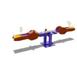 Kids Swing Of Seesaw 