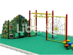 Plastic Climbing Wall Of Climbing Frame