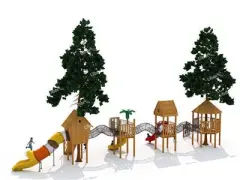 Non-standard Customized Wooden Combined Slide