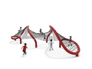 Outdoor Children Climbing Net Drilling Equipment