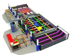 Cheap Large Indoor Trampoline Equipment Factory In China