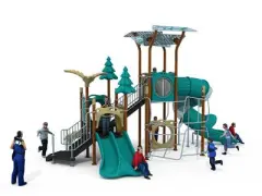Outdoor Playground Equipment Of Imported Log Of Nature Series 