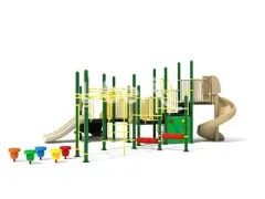 Plastic Children Slides Games Galvanized Pipe Outdoor Playground Equipment for kids