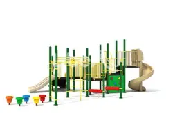 Plastic Children Slides Games Galvanized Pipe Outdoor Playground Equipment for kids