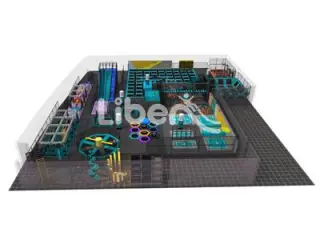 Large Trampoline Park Family Entertainment Centre