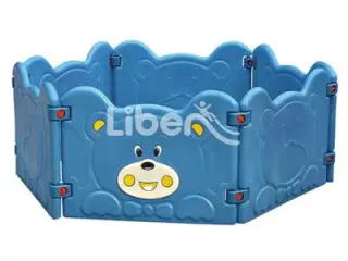 Bear Theme Blue Plastic Ball Pool