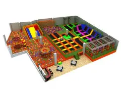 Million Ocean Balls Pool With Rainbow Netting 