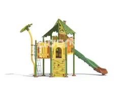 Outside playground Tropical Rainforest Modeling Outdoor Children's Play Slide