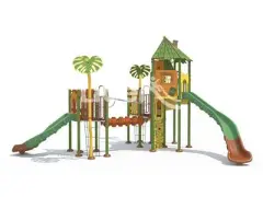 Tropical Rainforest Modeling Outdoor Children's Play Slide
