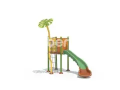 Backyard playground Tropical Rainforest Modeling Outdoor Children's Play Slide
