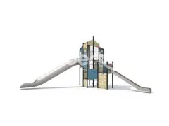 Urban ​​Series stainless steel slide outdoor equipment rope net climbing