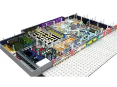 Competitive Adventure Indoor Soft Playground with New Games