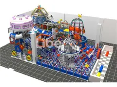 Modern Style Indoor Playground Gyms Center forToddlers with Ball Pit