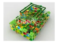 jungle themed custom-made Indoor Playground with sand pit