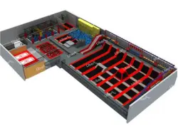 800 Square Meter Custom Design Trampoline Park