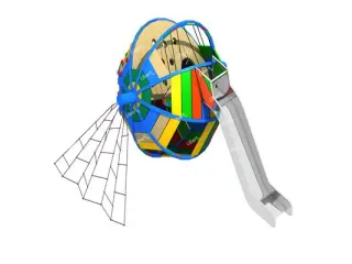 Custom Non-regular Size Outdoor Climbing Structure