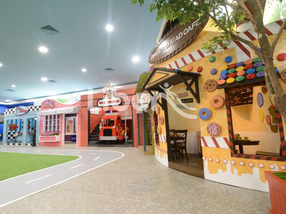indoor playground mini town