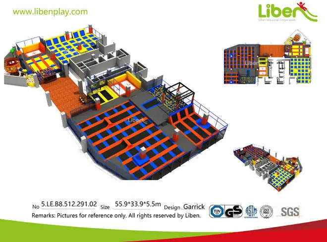 Extreme Trampoline Park Design