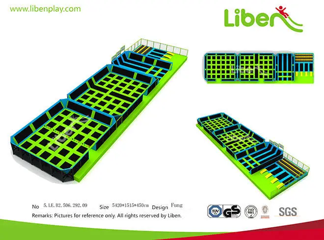 Indoor Exercise Trampoline Design Drawing