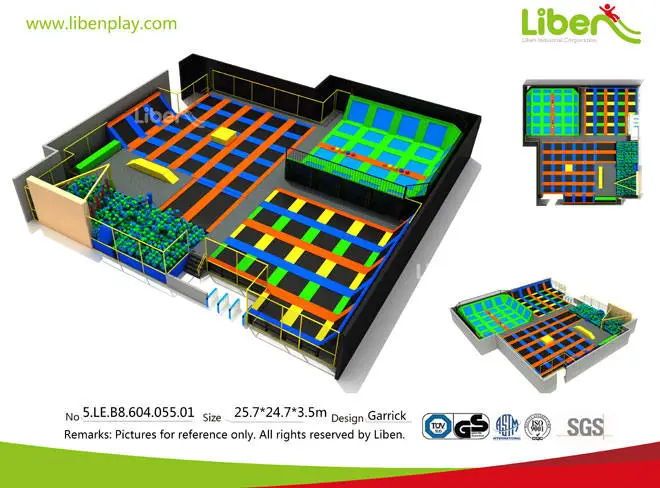 China Large Trampoline Park Design