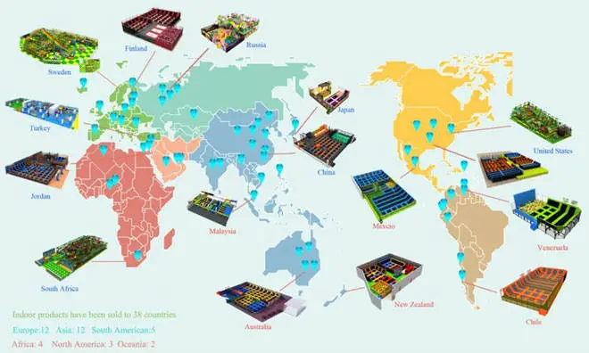 China Trampoline Park Builder-Projects