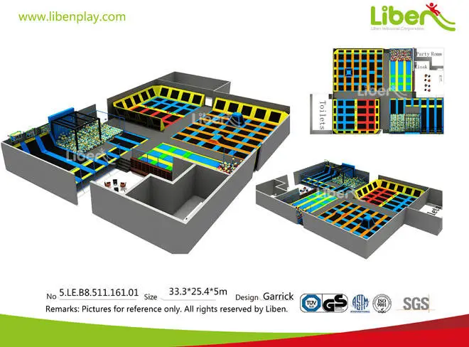 China Indoor Trampoline Park Builder