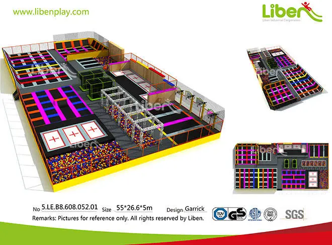 China High Qaulity Large Trampoline Park Builder