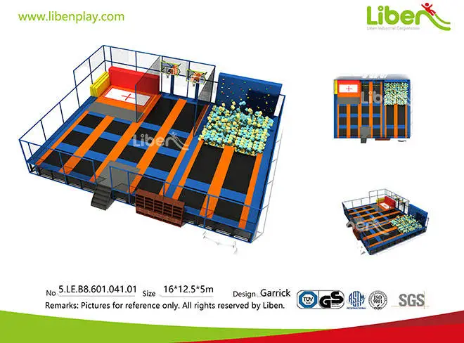 Customized Children Trampoline Park Manufacturer