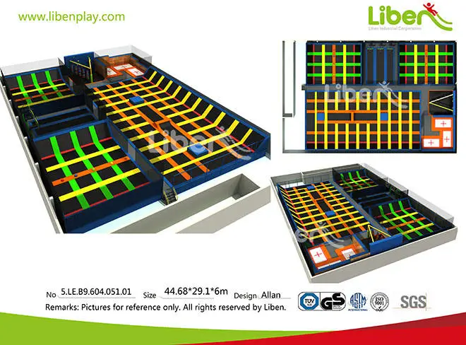 Free Design Made in China Trampoline Park
