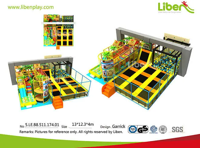 Kids Indoor Play Center with Trampoline Park