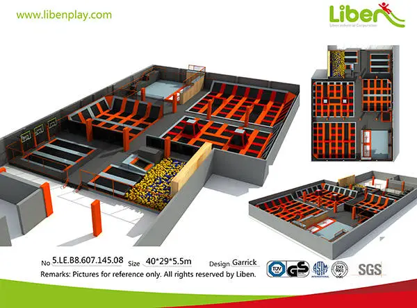Liben Indoor Trampoline Park Design