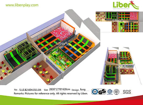 Kids Indoor Trampoline Design