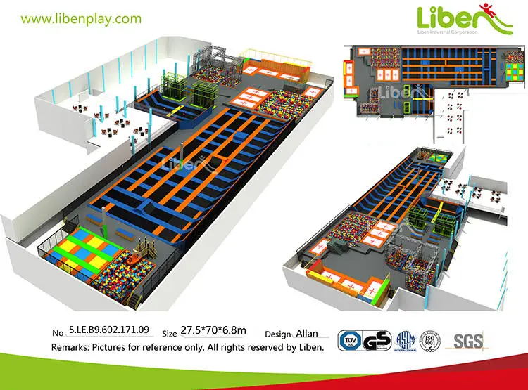 Liben Indoor Trampoline Park Design